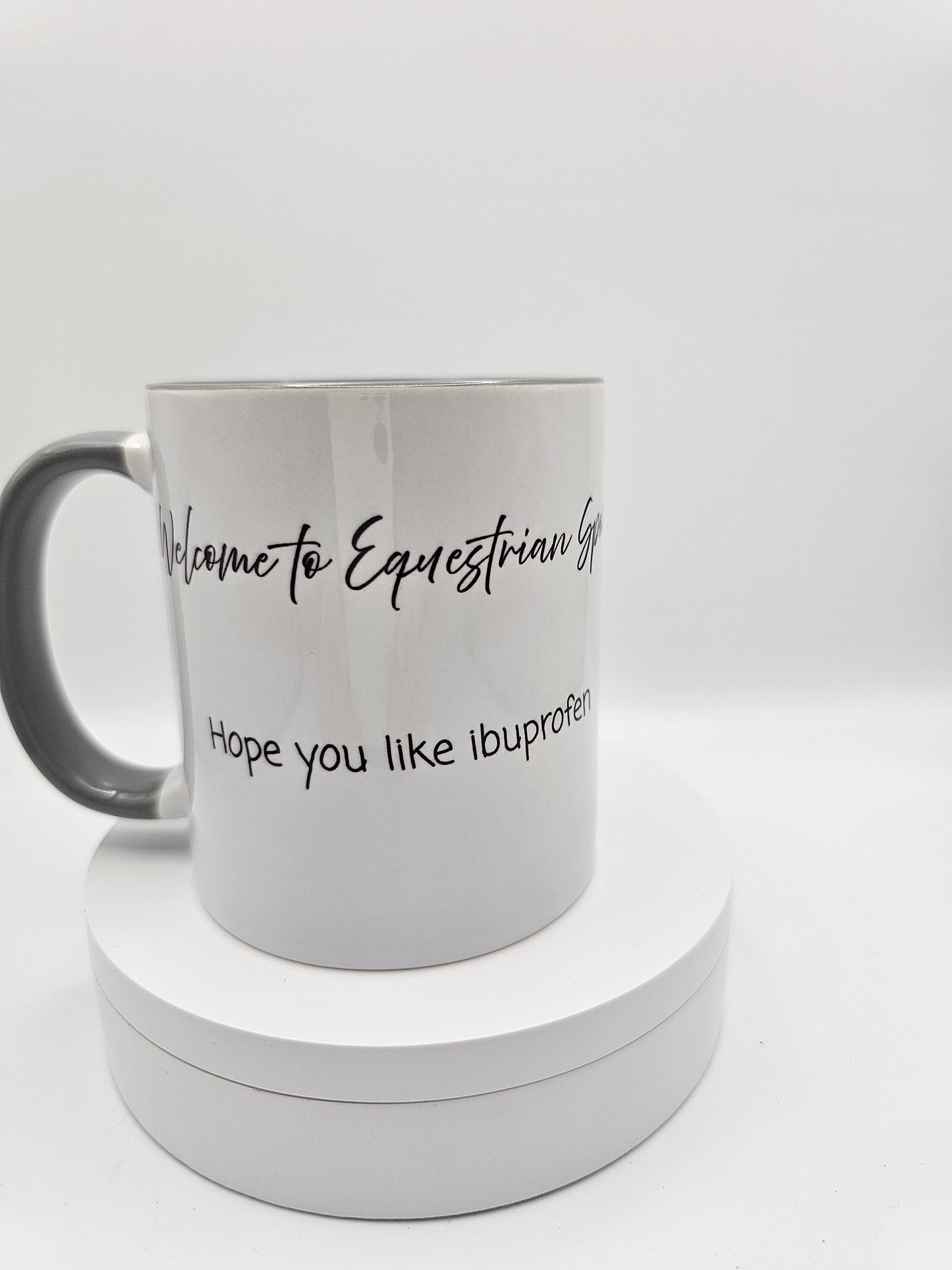 Horse themed ceramic cup