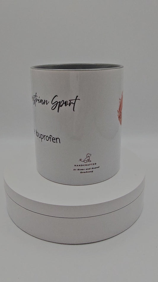 Horse themed ceramic cup