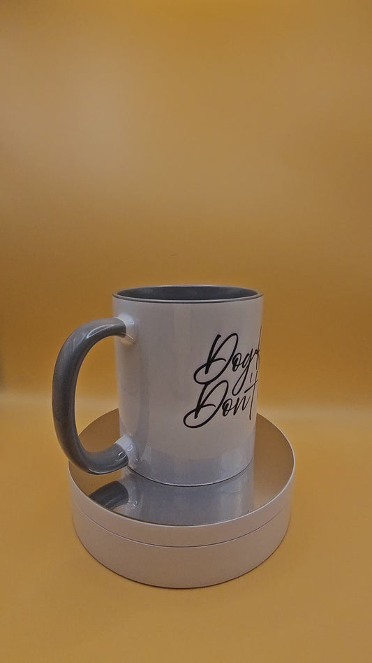Dog hair, don't care ceramic mug