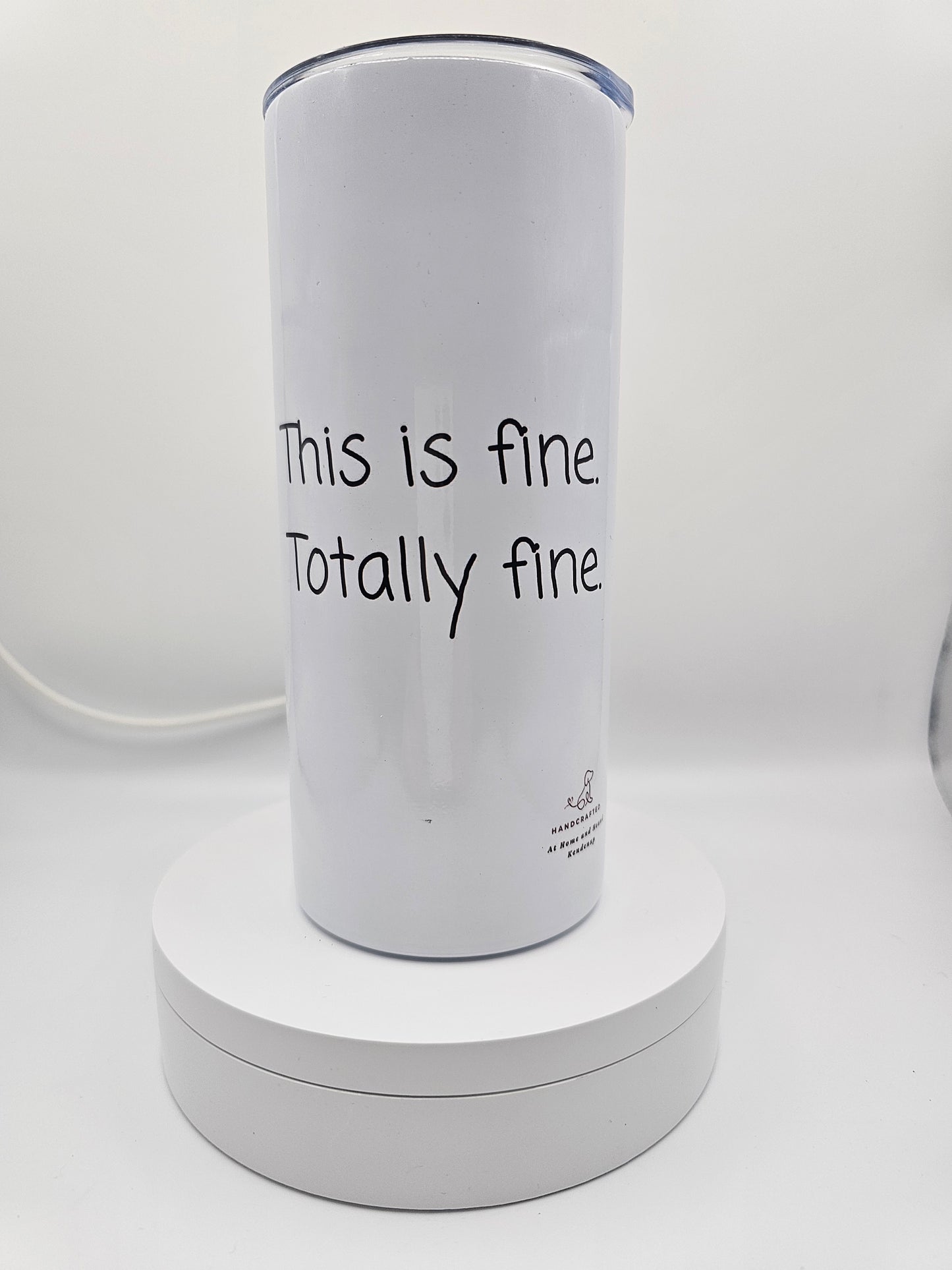 Dumpster fire travel mug
