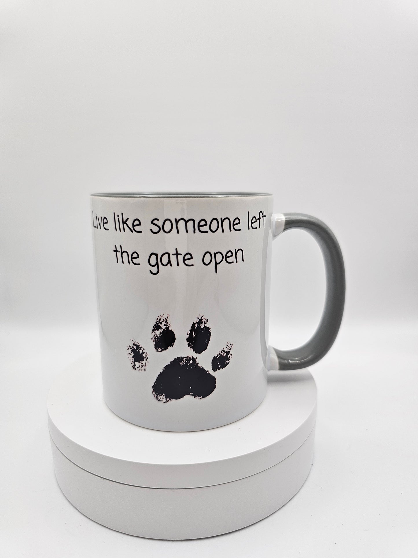 Dog themed ceramic cup
