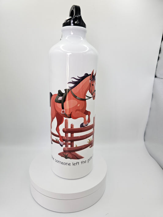 Horse themed drink bottle